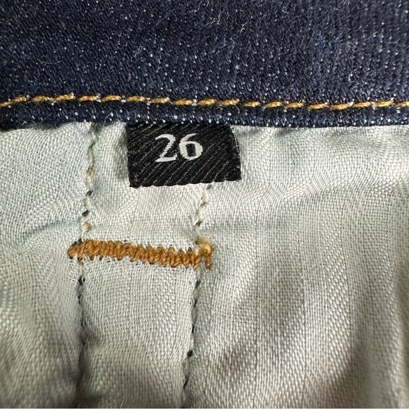 7 For All Mankind Tailorless”A” Pkt Jeans. Size 26 A Pocket - Picture 12 of 14